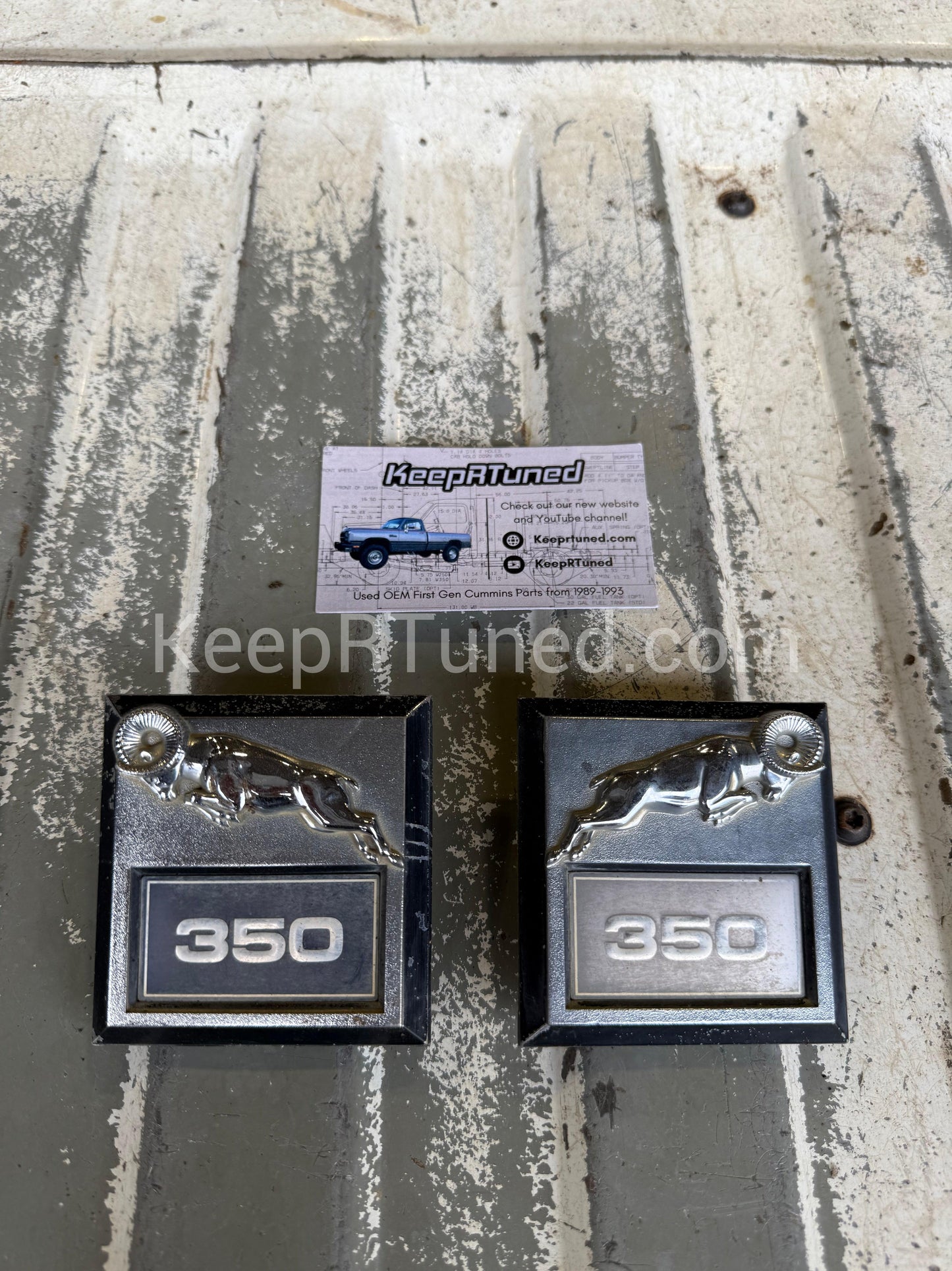 Ram 350 Emblem Set Pair