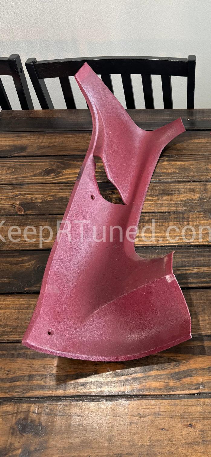 Trim Rear Single Cab B Pillar Trim Seat Belt Passenger Side