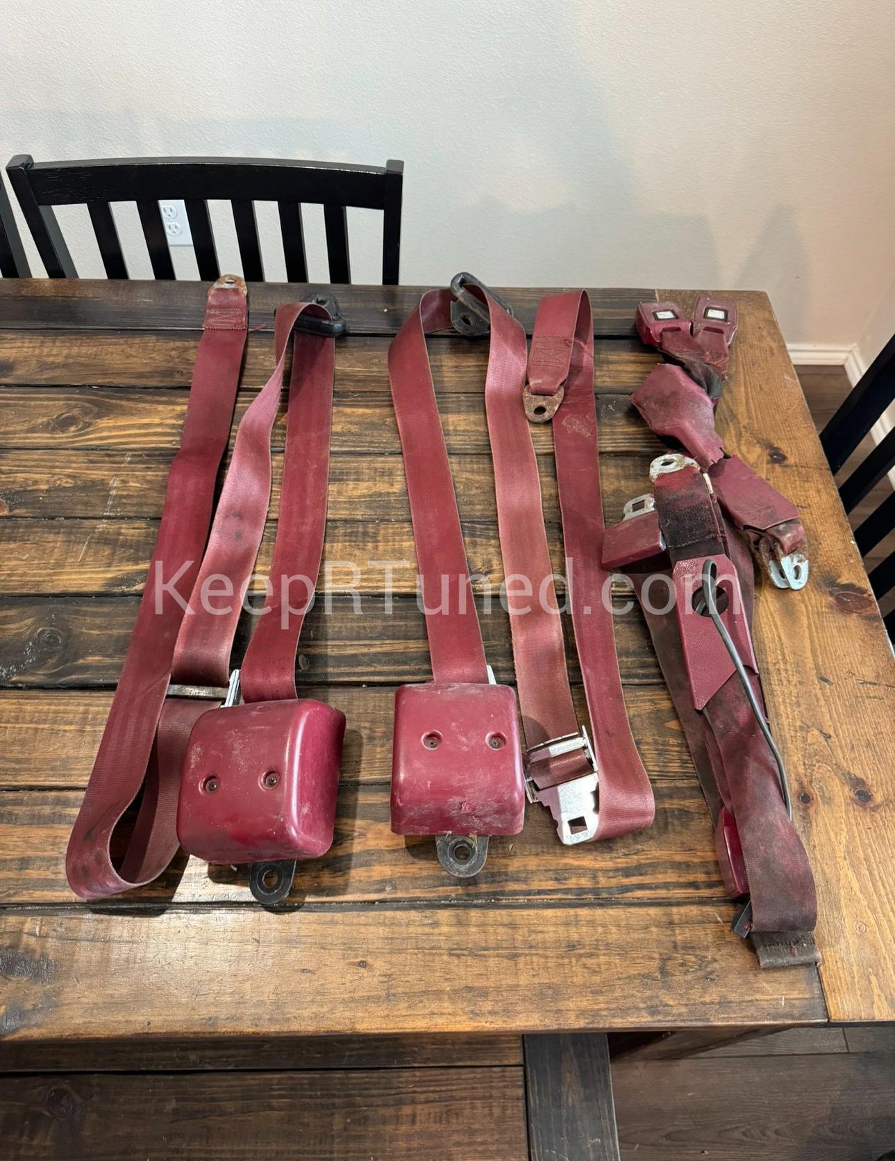 Seat Belt Set (Red) Seatbelt