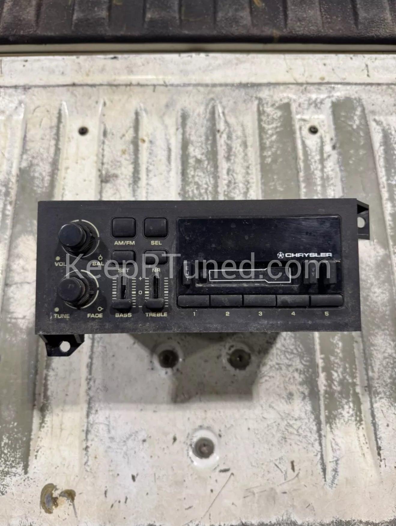 Radio With Casette Tape Player 1st Gen Cummins 89-93 Selling As Is