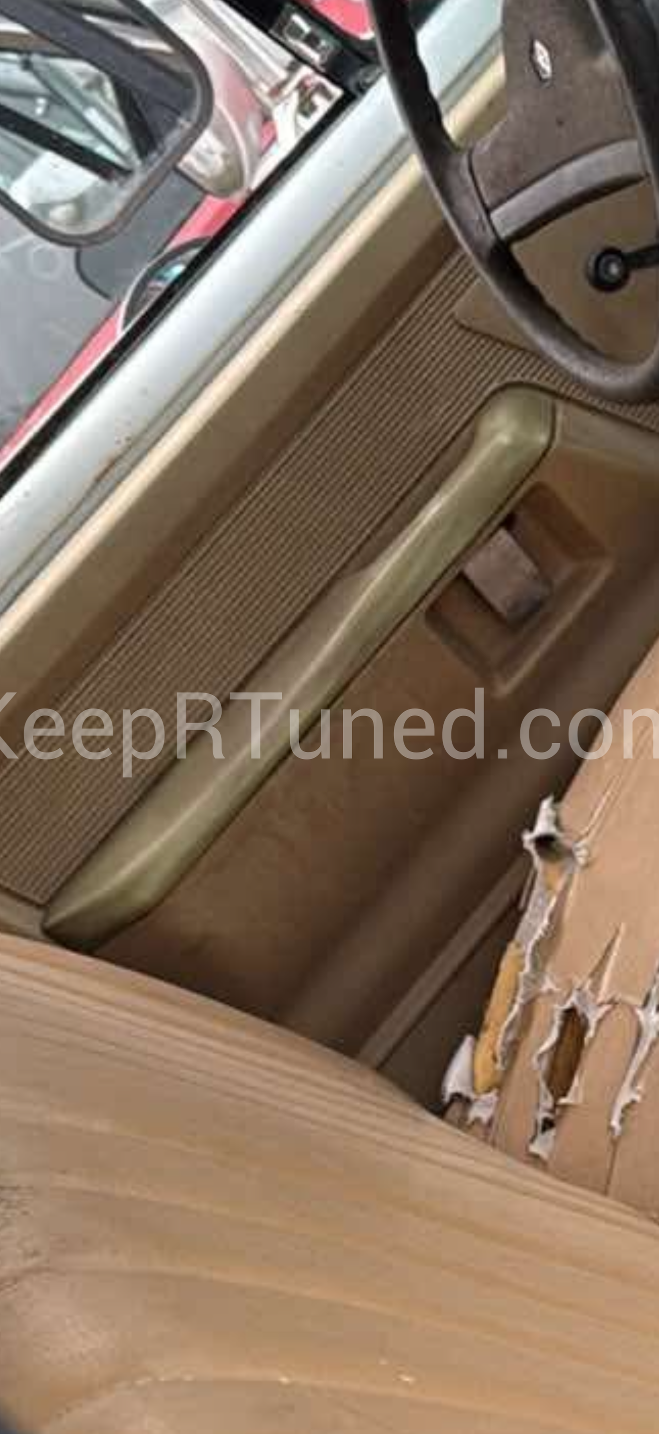 Yellow Drivers Arm Rest 89-93 Dodge Ram 1st Gen Cummins