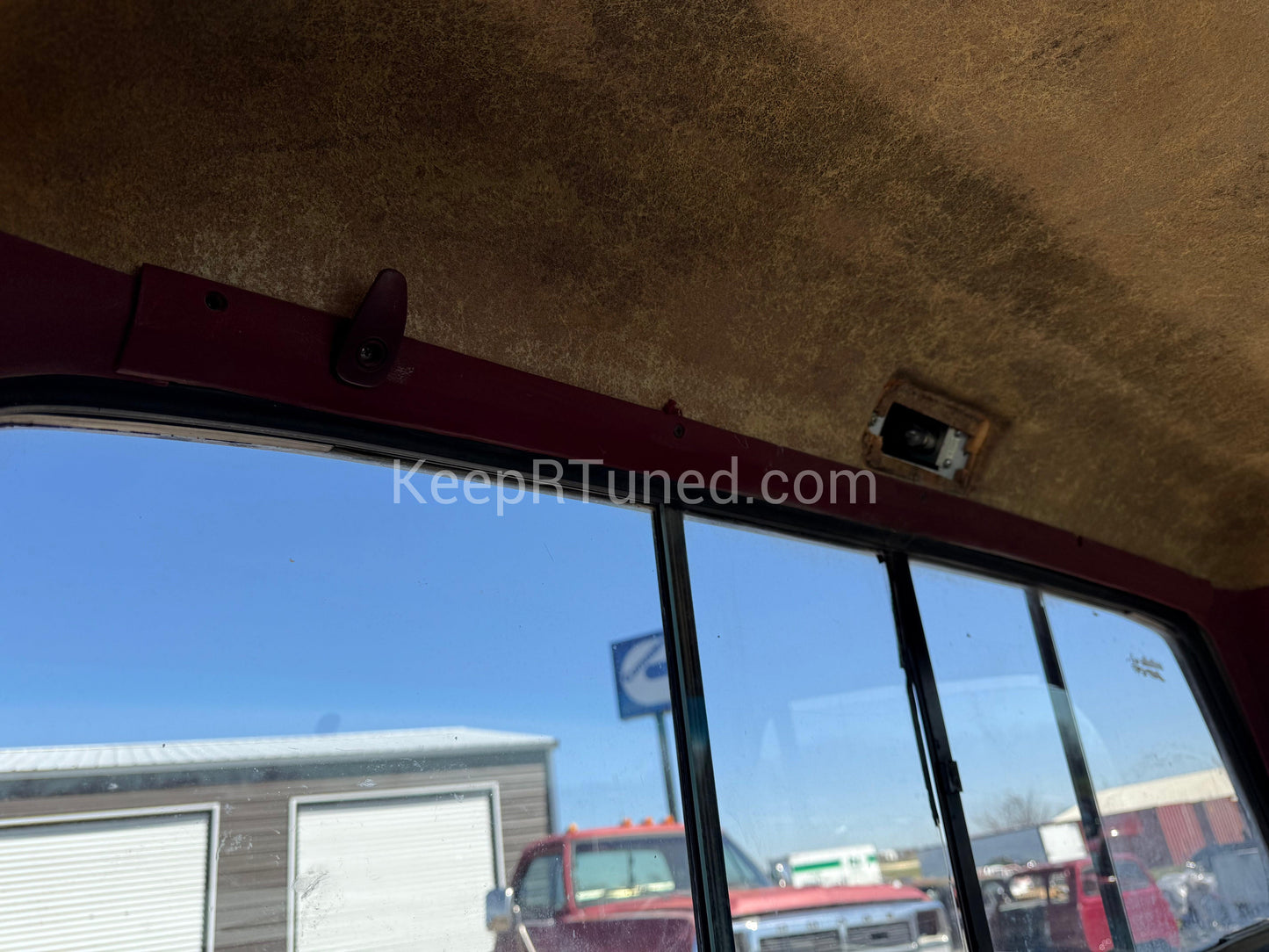 Trim Above Rear Window Red (Local Pickup Only)