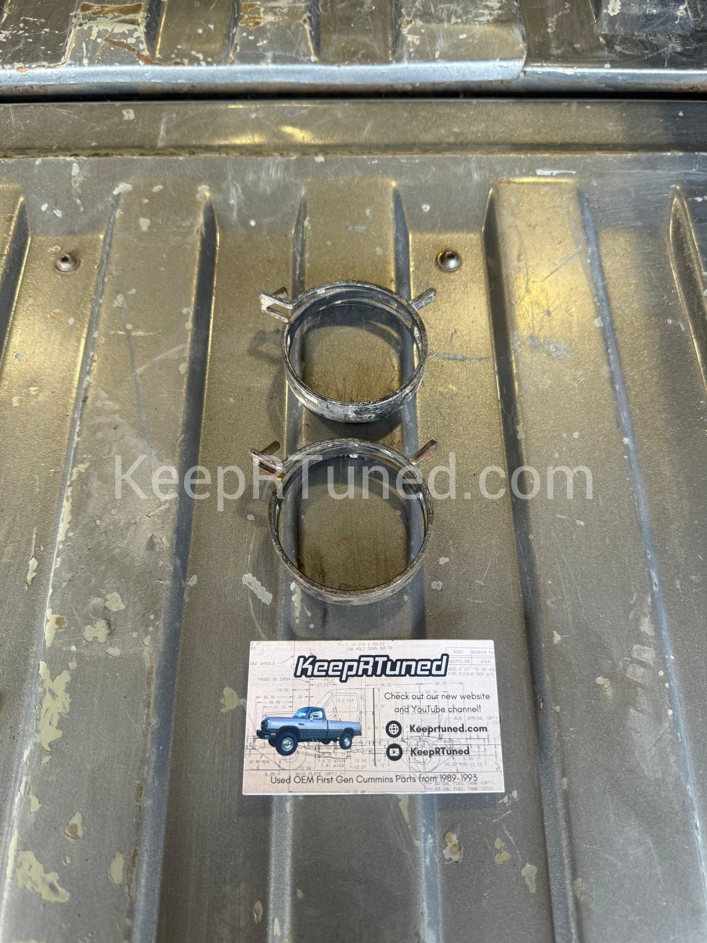 Lower Radiator Hose Clamps OEM 1st Gen Cummins 12 Valve