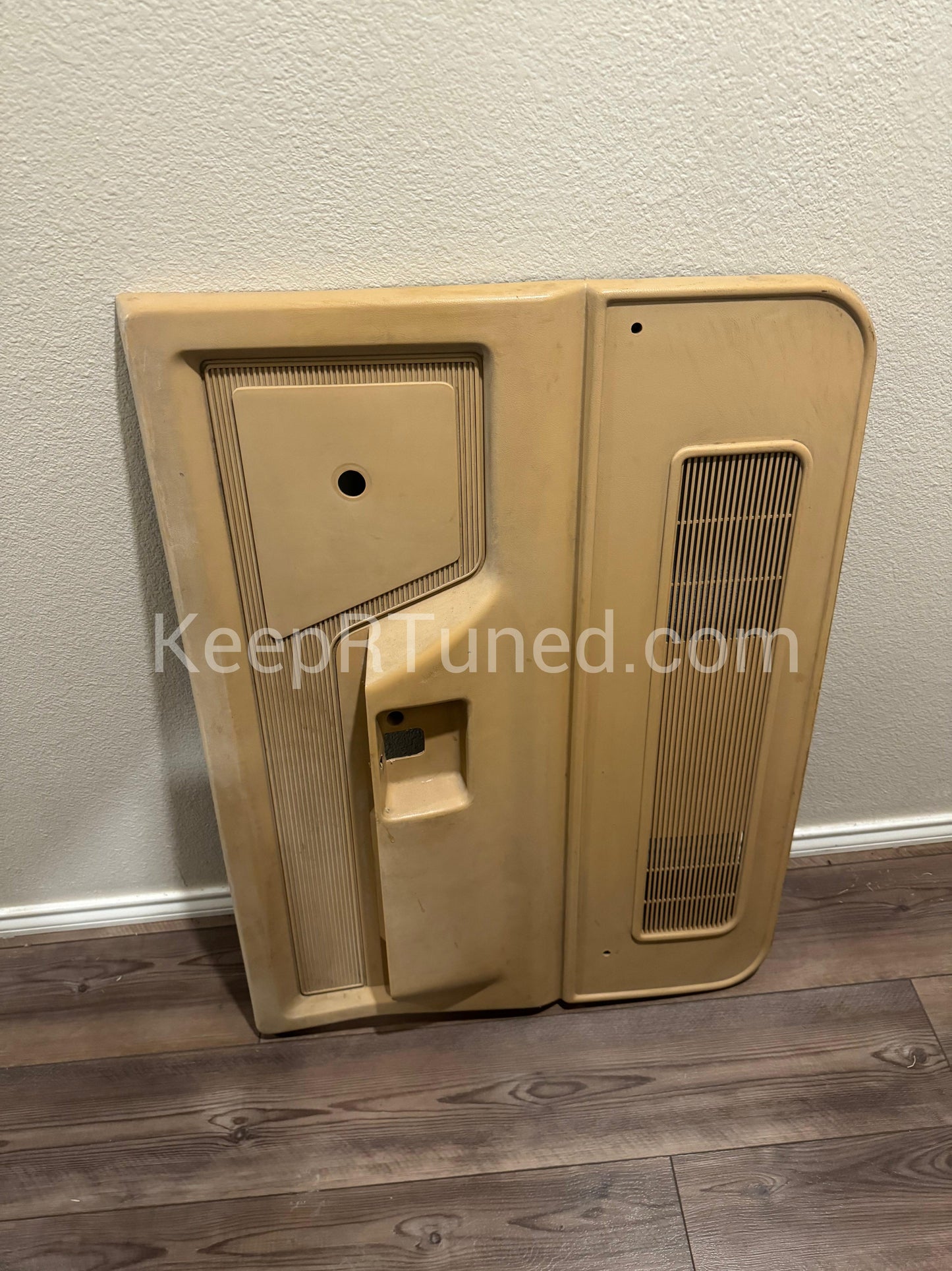 Door Panel Yellow Light Tan (Drivers Side) 84-93 Dodge Ram 1st Gen