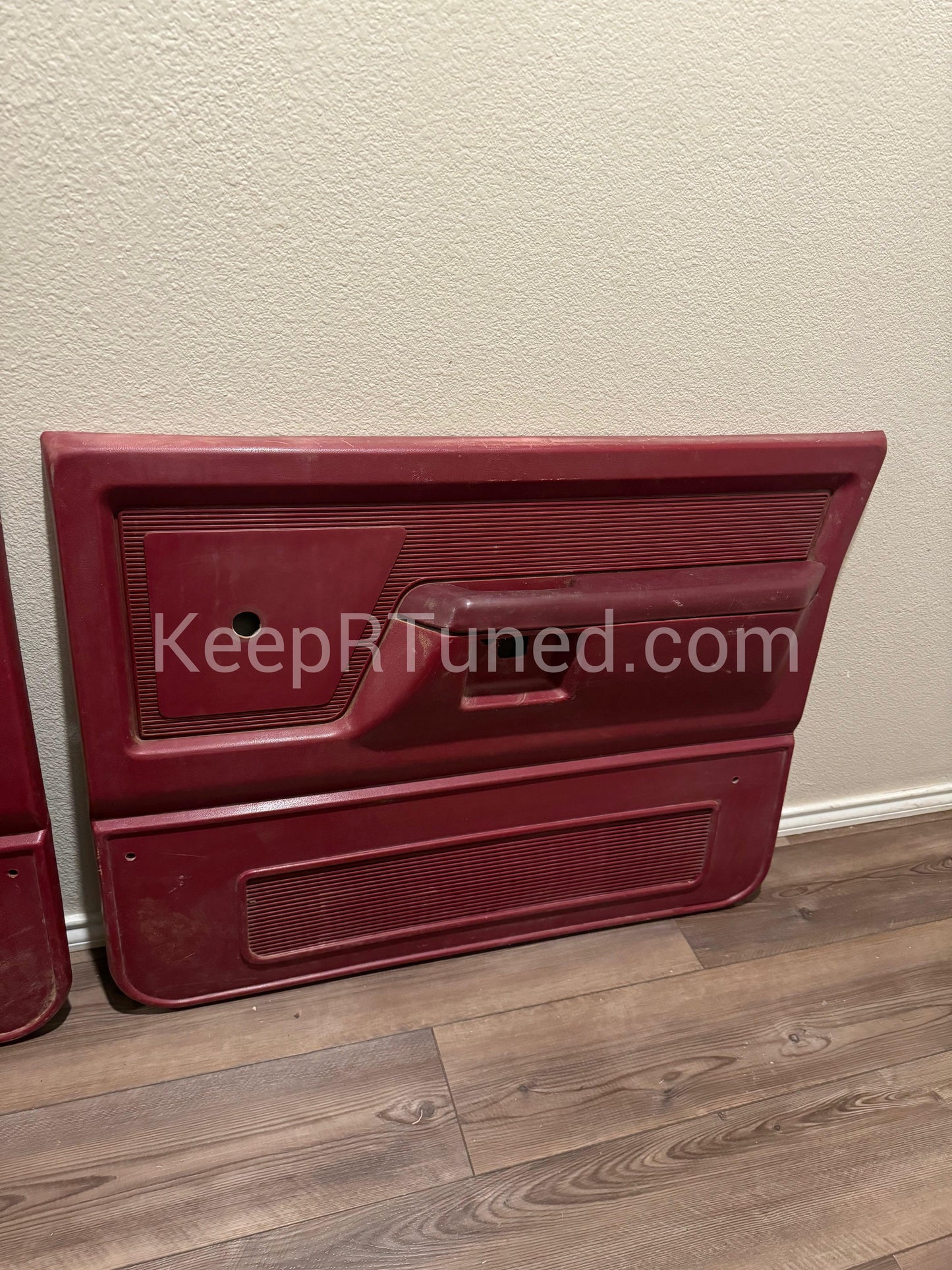 Door Panels Red Manual Pair