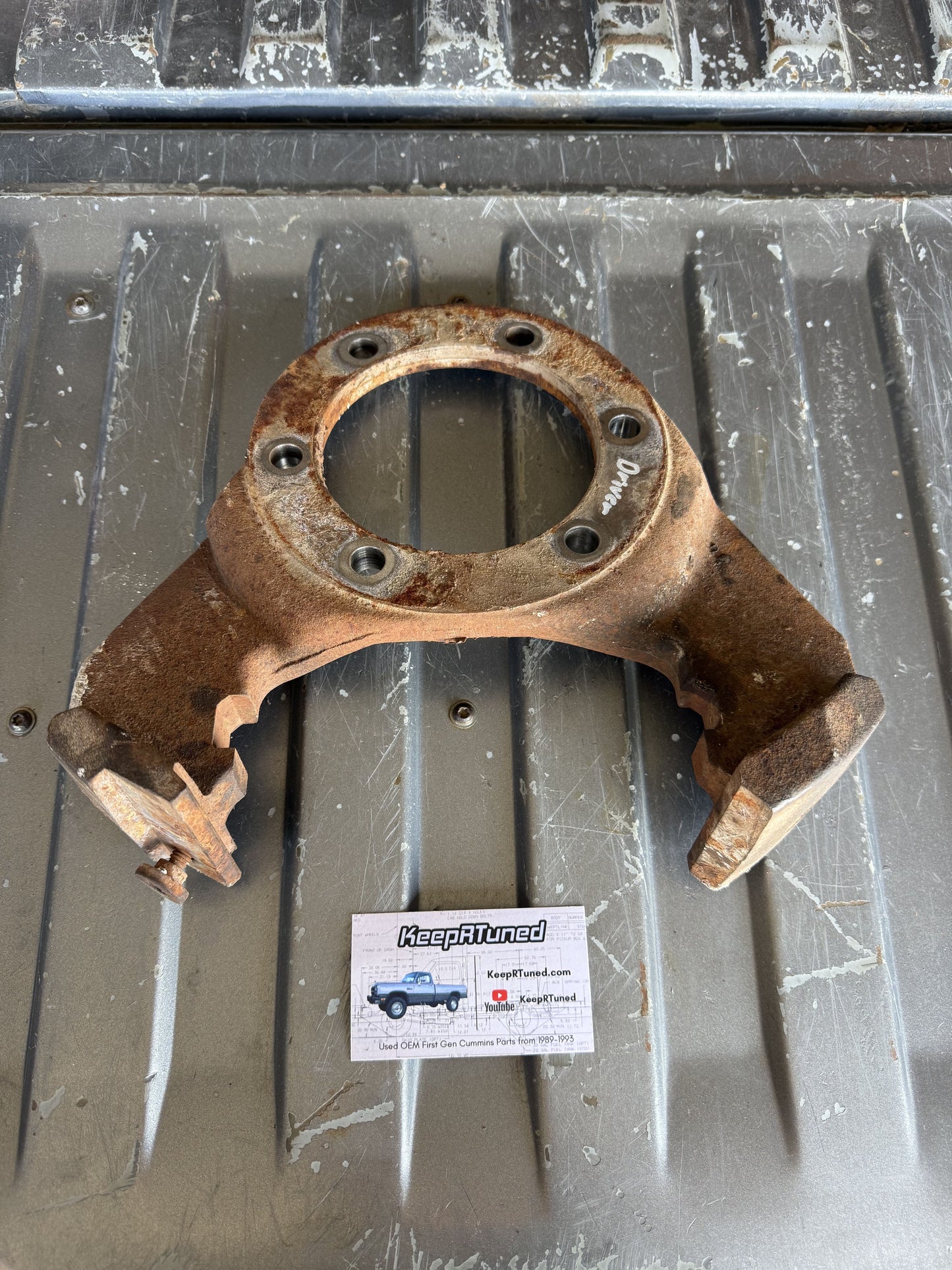 Dana 60 1975-1993 Left Hand Caliper Bracket Drivers Side