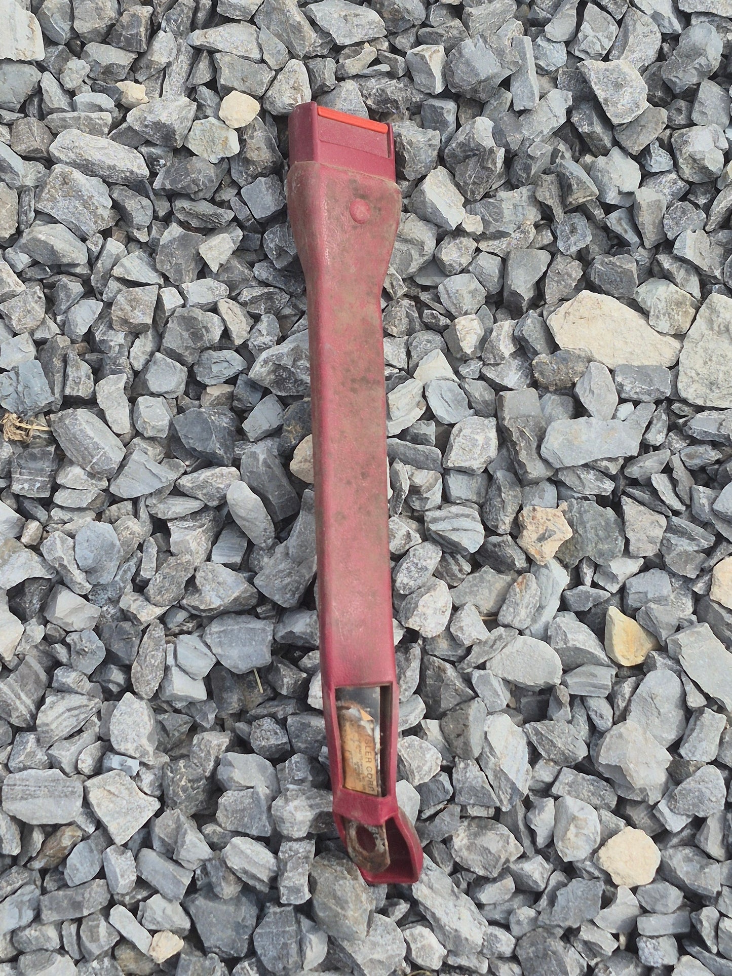 Jump Seat Seatbelt Receiver (Red) - Passenger Side 89-93 DODGE RAM 1ST GEN CUMMINS