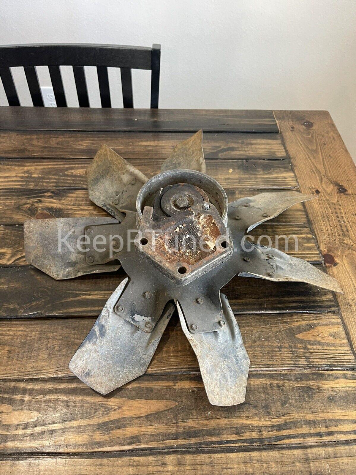 Clutch Fan with Hub & Pulley 1989-1991 Non-Intercooled 12 Valve Dodge Ram Cummins