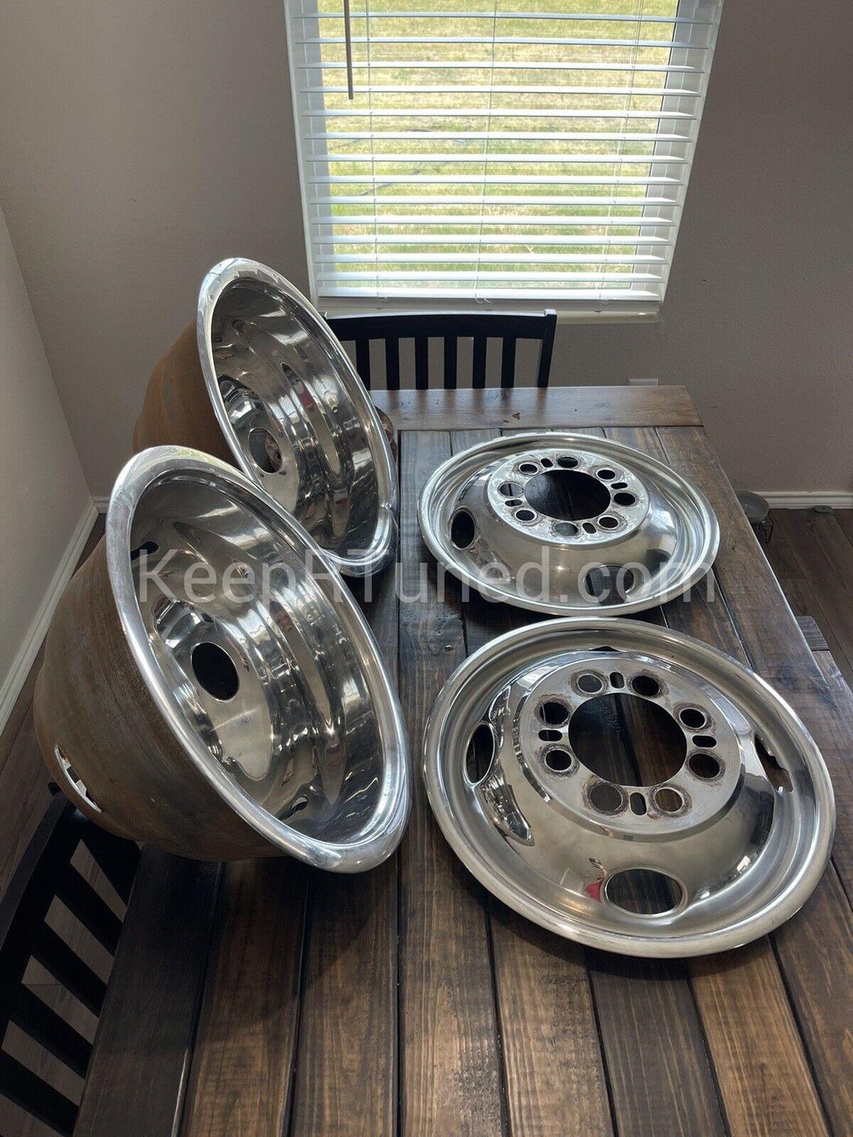 Dually D350 W350 Wheel Chrome Simulator 1989-1993 Dodge Ram 1st Gen Cummins