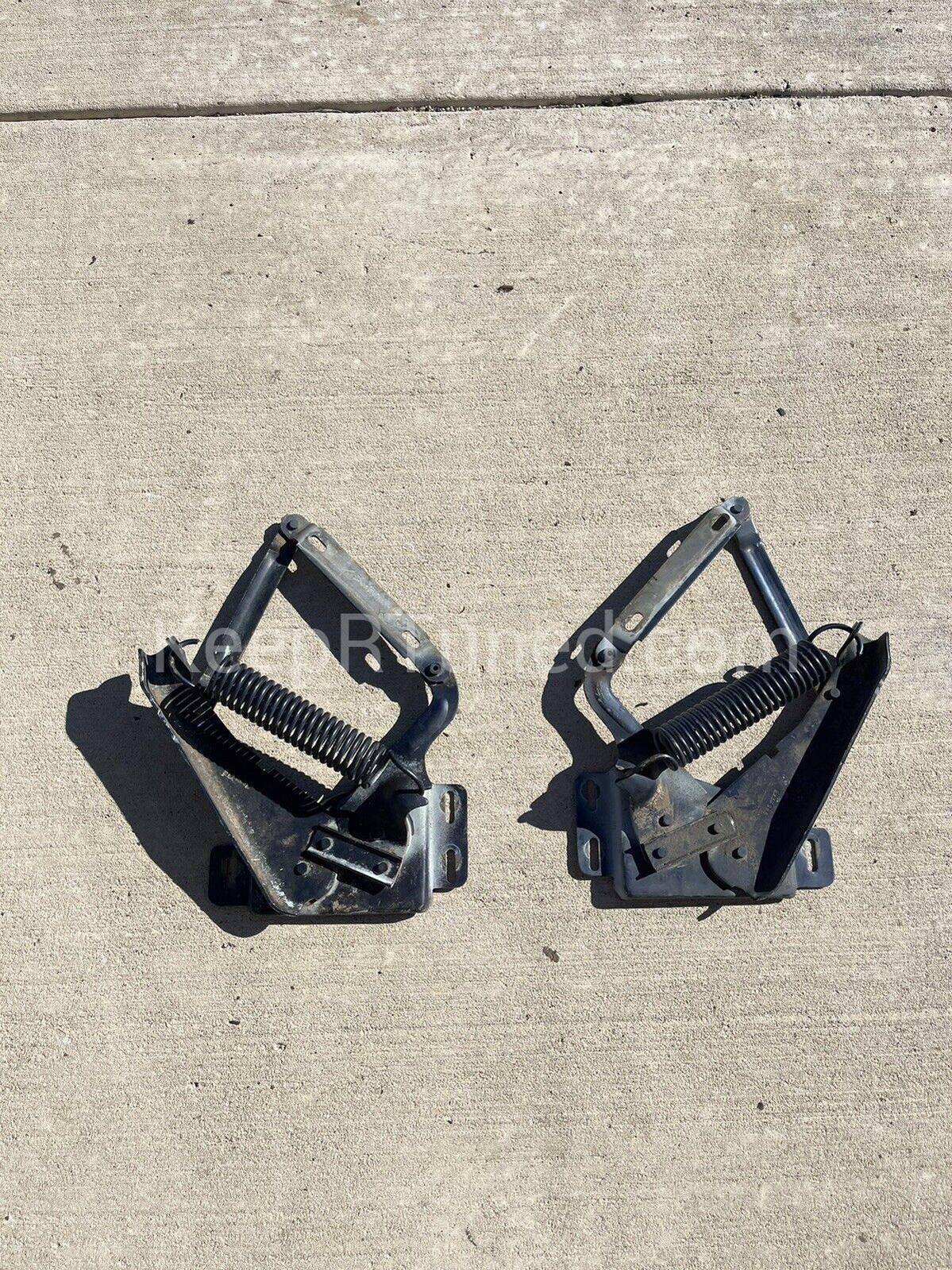 Hood Hinge Set Upgraded Springs 89-93 Dodge Ram 1st Gen Cummins