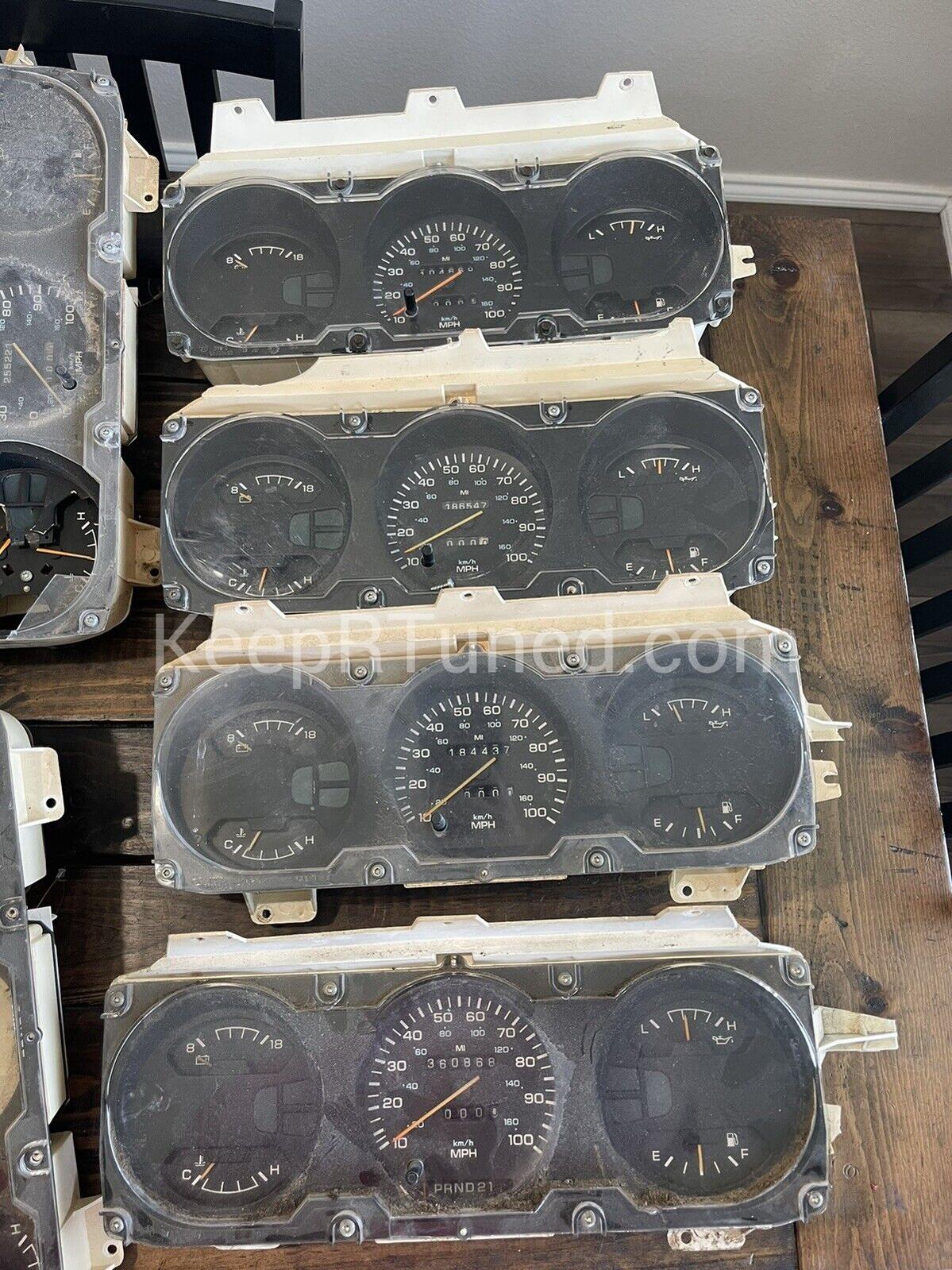 Instrument Gauge Cluster Speedometer 1990 - 1993 (Read)