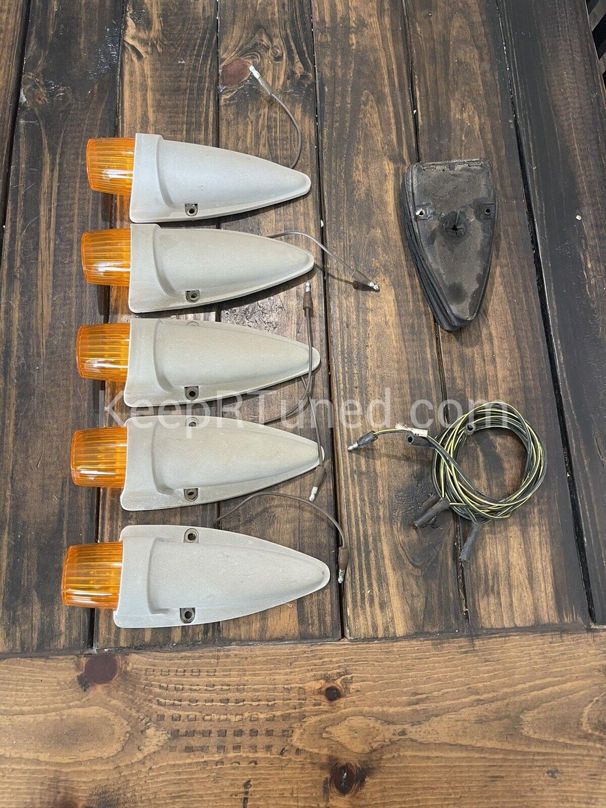 Cab Light Set With Wiring And NOS Mopar Lenses