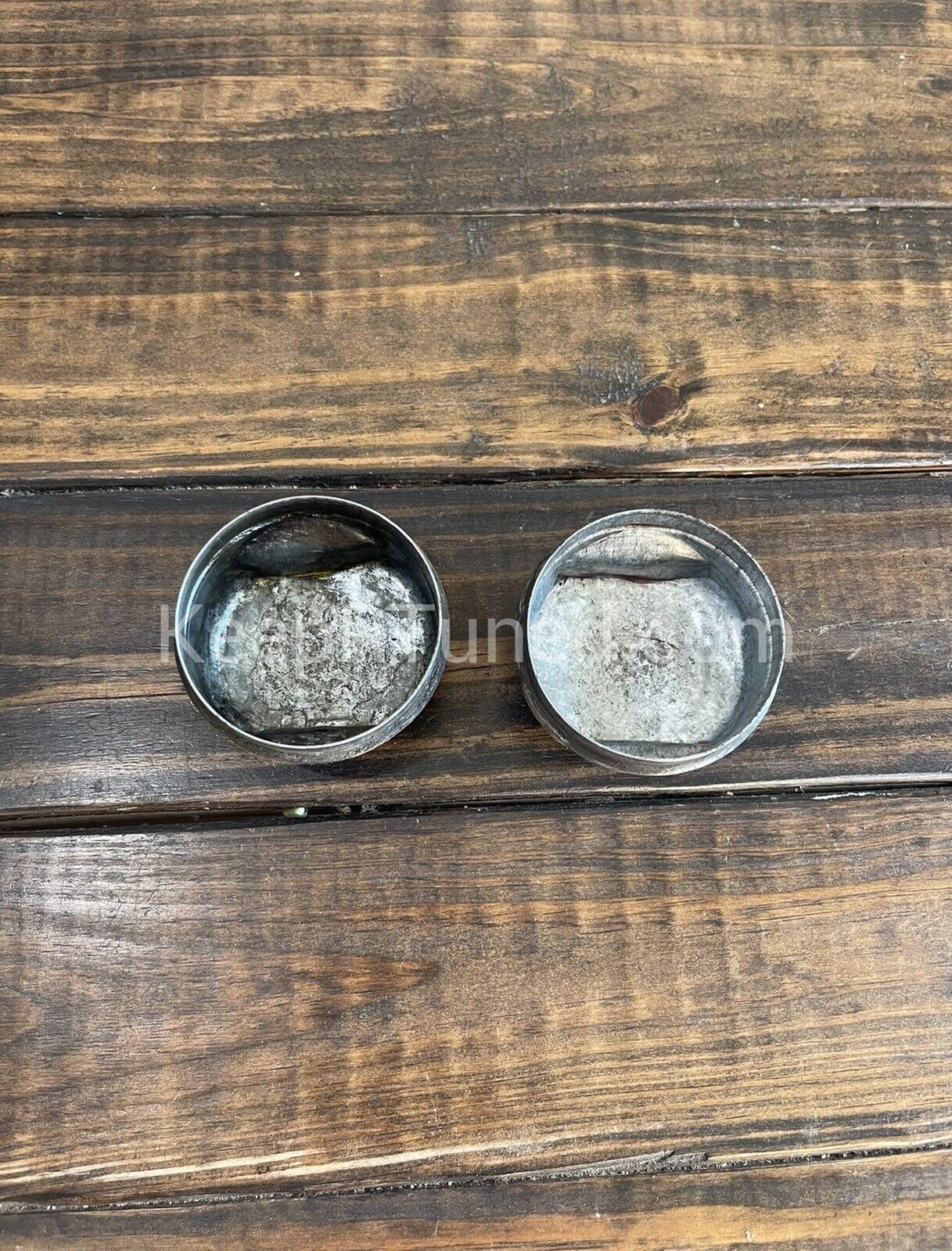 Wheel Hub Grease Cap 89-93 DODGE 2WD d250 Pair