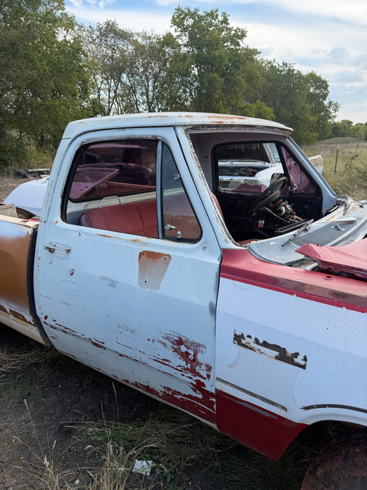White single Cab Gutted 1st Gen Cummins 89-93