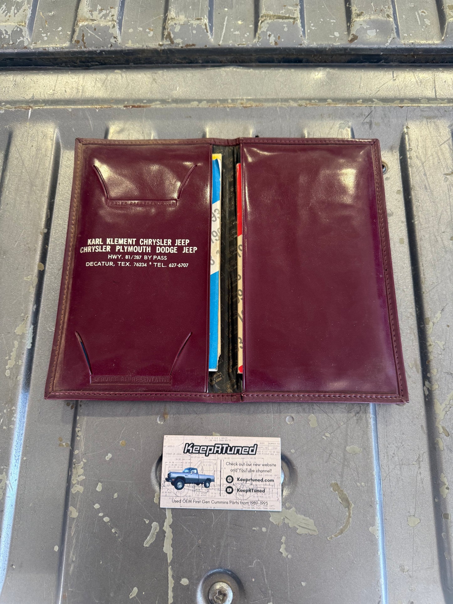 Owners Manual And Owners Packet 1993 1st Gen Cummins