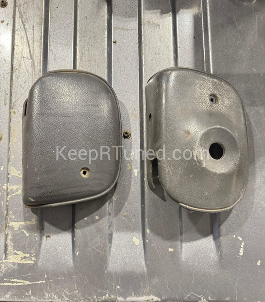 Bucket Seat Trim Covers Grey Drivers Seat