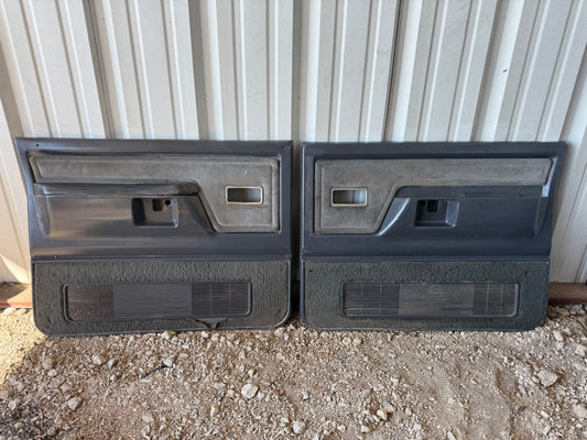 Door Panels Automatic Windows Grey Set 91-93 Dodge Ram