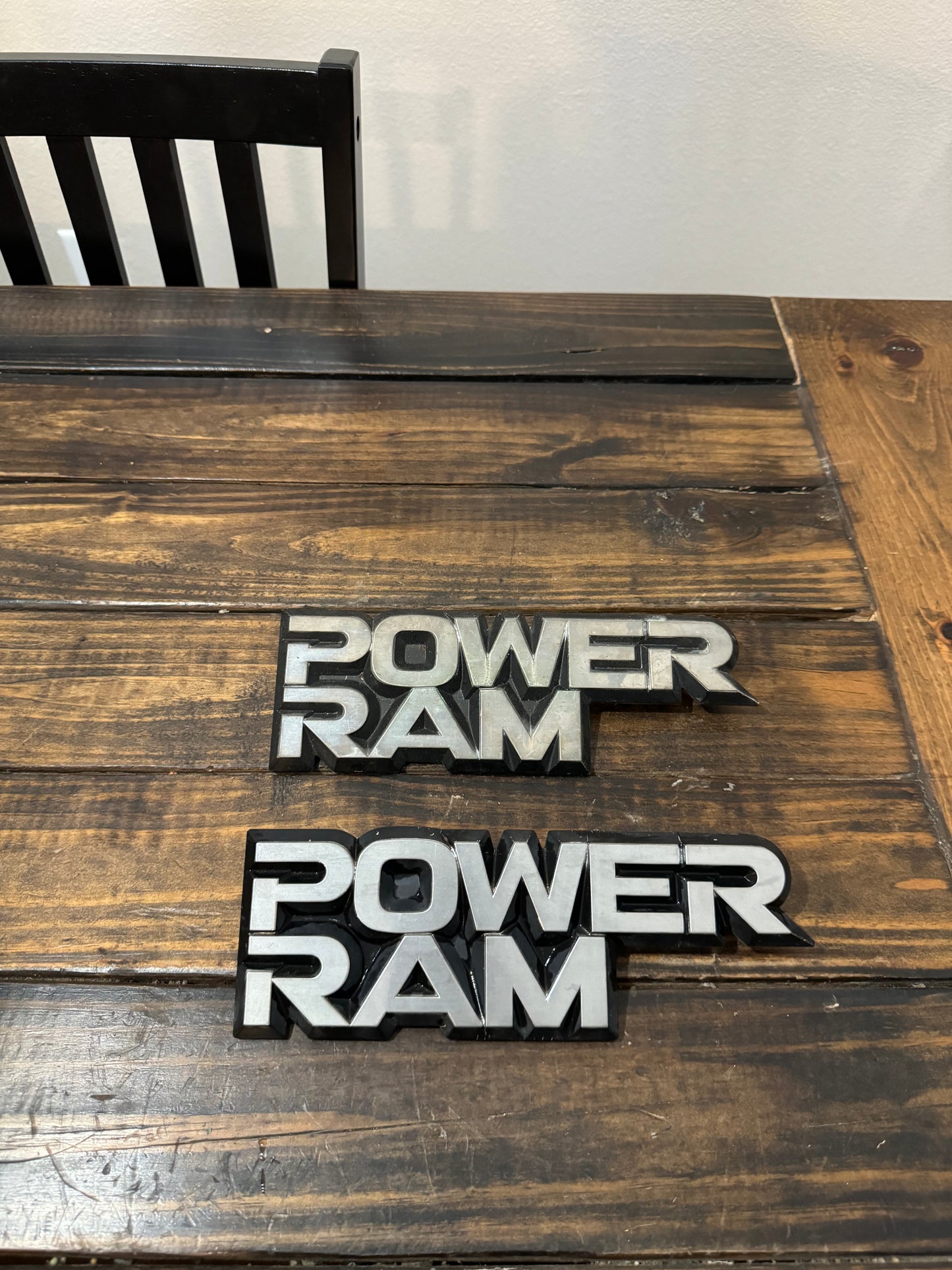 Emblem Power Ram 4x4 Gas Truck Pair