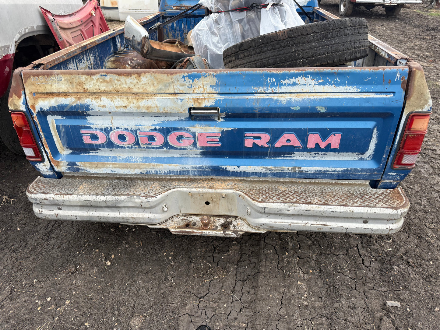 Tailgate Blue Stamped