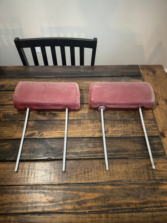 Headrests for a single cab bench seat