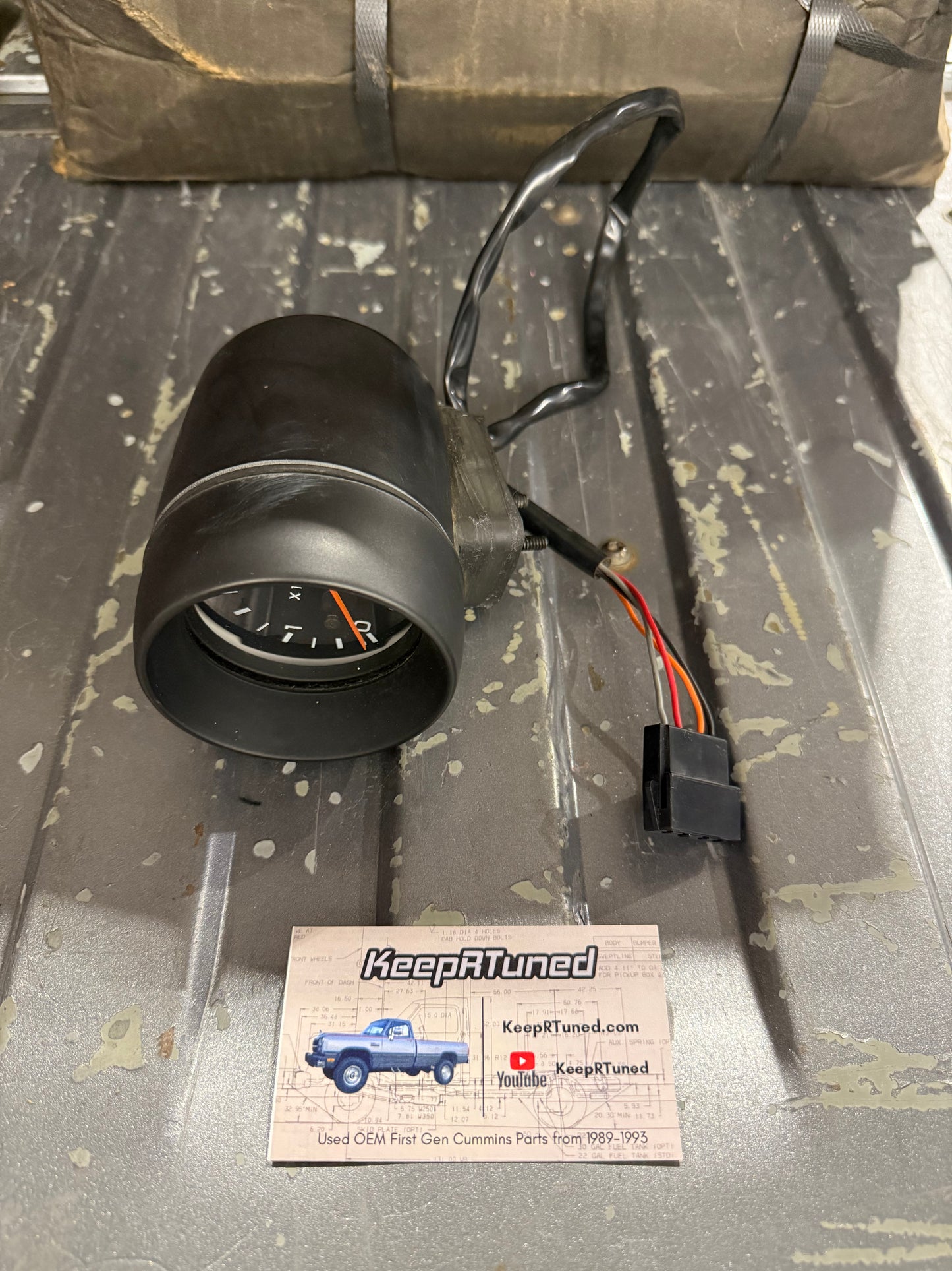 (For Parts) Factory Tachometer 89-93 Dodge Ram 1st Gen Cummins