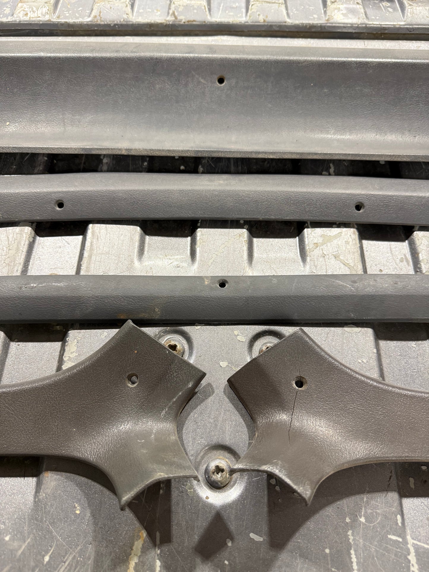 Grey Headliner Trim Bundle 81-93 Dodge Ram 1st Gen Cummins