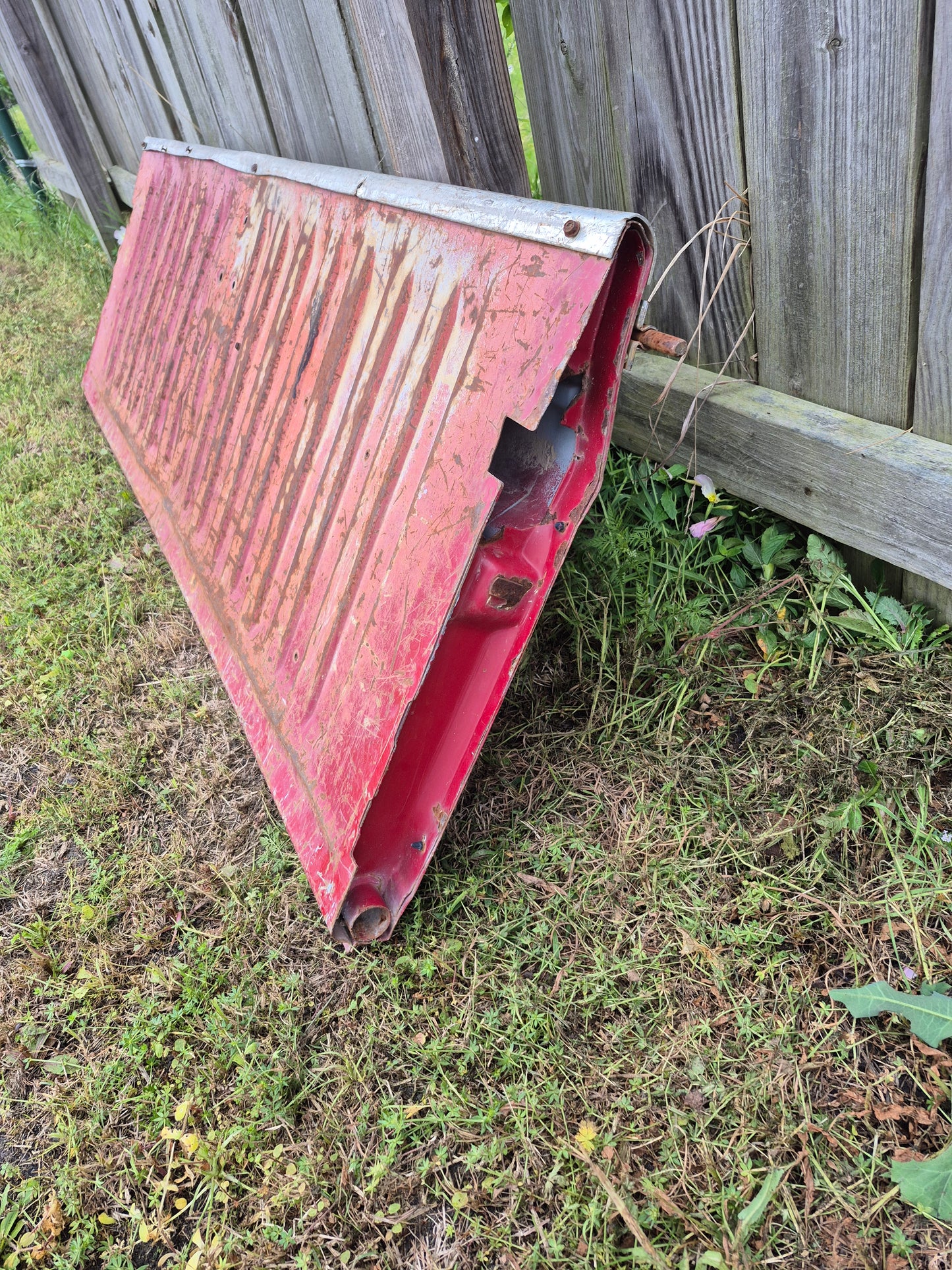 Tailgate Panel Stamped Dodge Ram Red Wall hanger or bench quality - 2 (Local Pick UP Only)