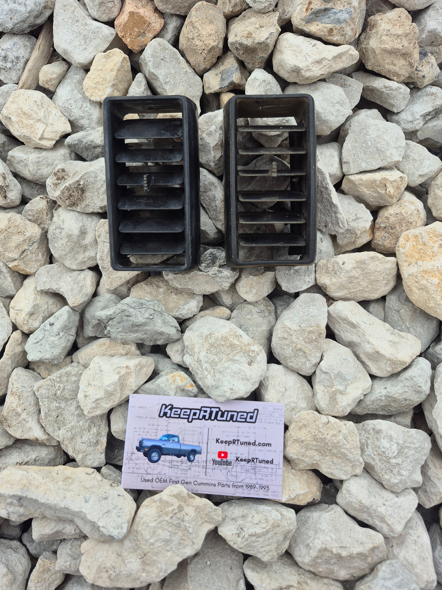 Ac Air Vent (Bezel Vent) 89-93 Dodge Ram 1st Gen Cummins Set