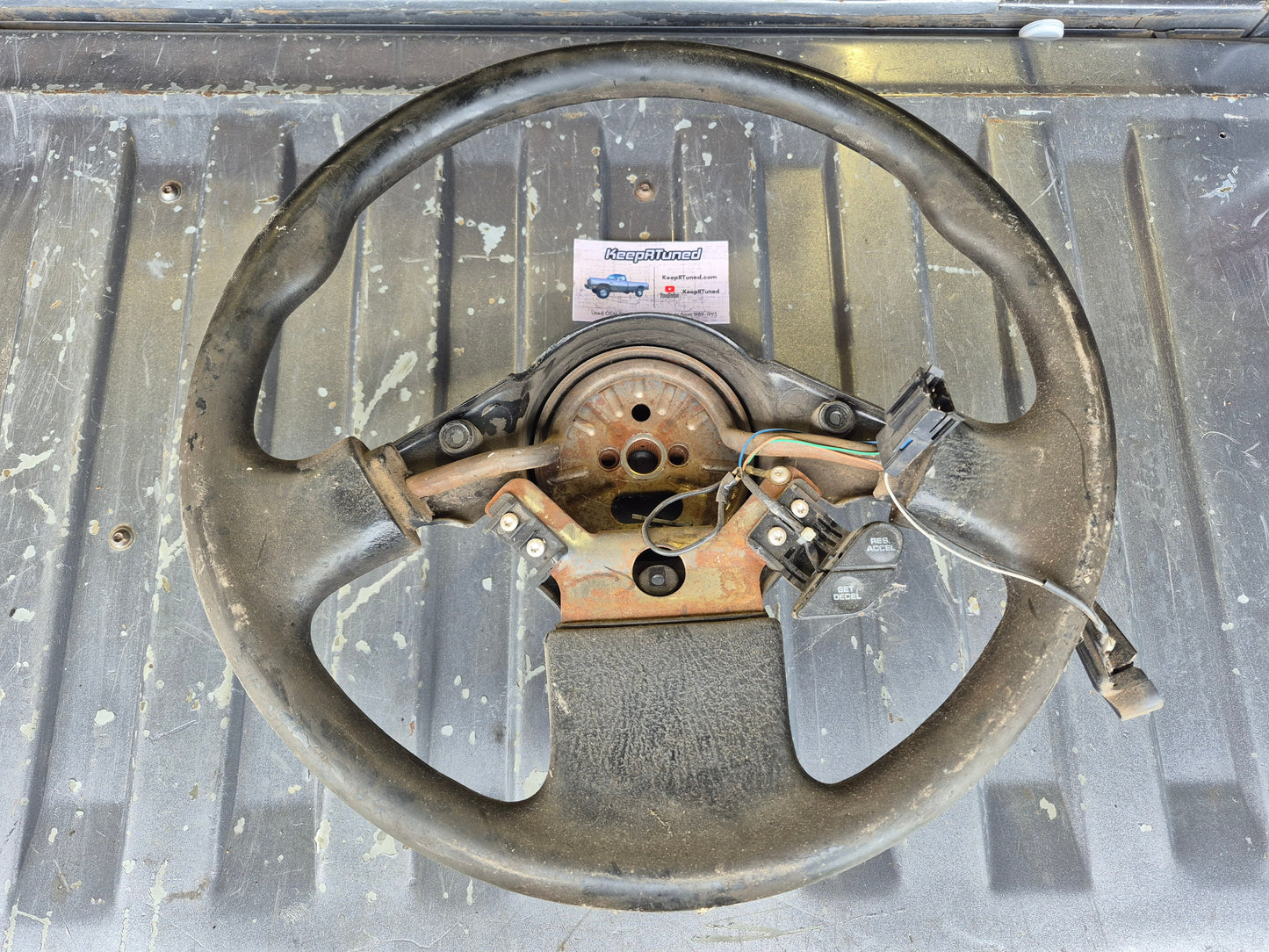 Steering Wheel with Cruise (Without Pad) 92-93