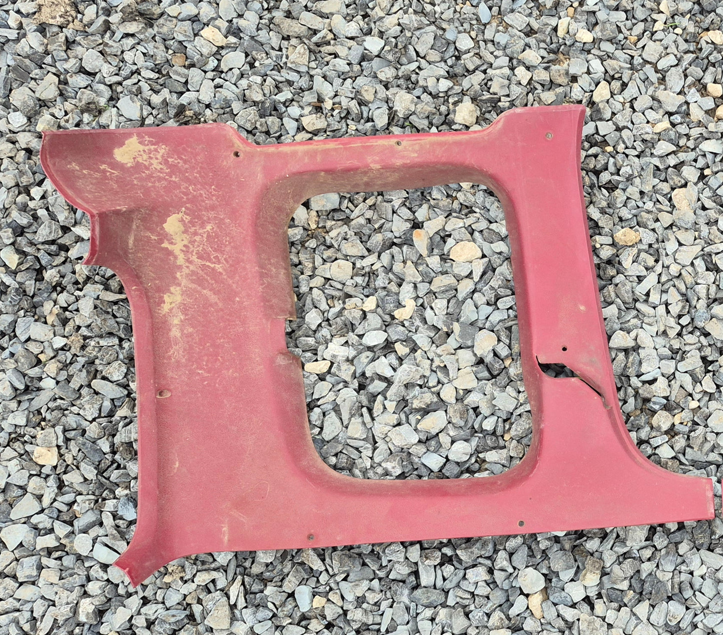 Club Cab Rear Window Trim (Red Passenger Side) 1992-1993 Dodge Ram 1st Gen Cummins
