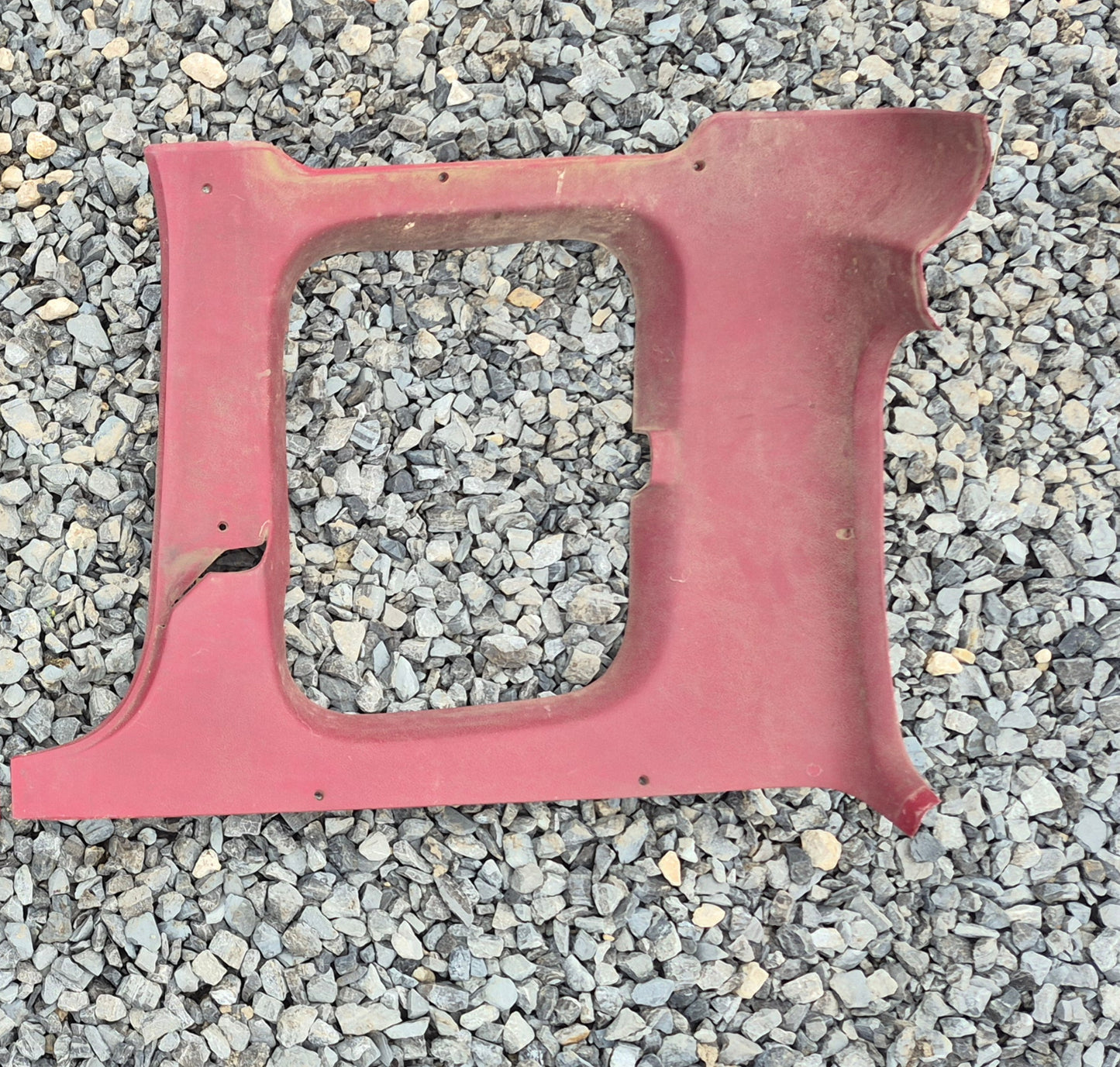 Club Cab Rear Window Trim (Red Drivers Side) 1992-1993 Dodge Ram 1st Gen Cummins