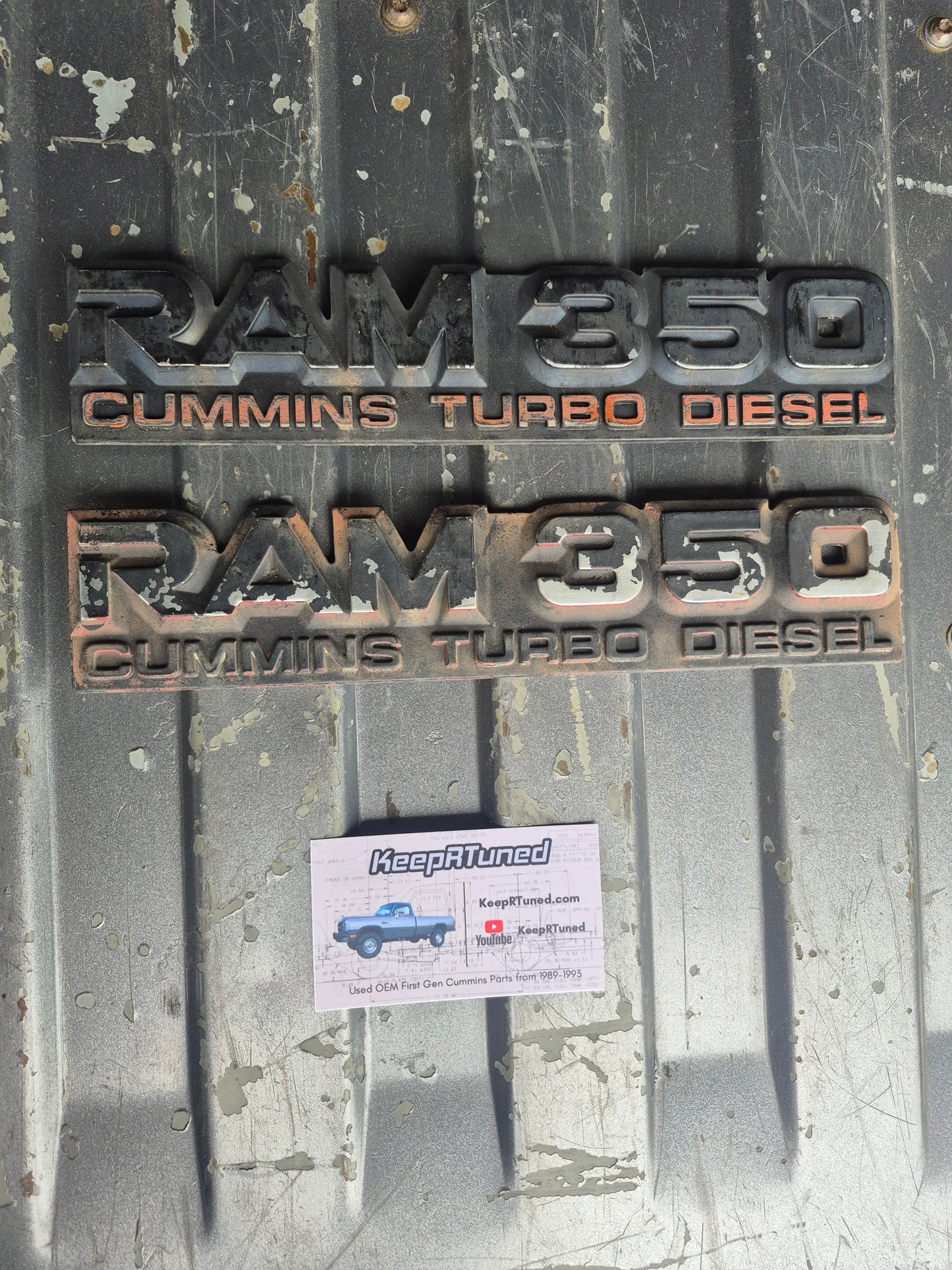 Emblems Power Ram 350 W350 Emblem Pair (Grade B)