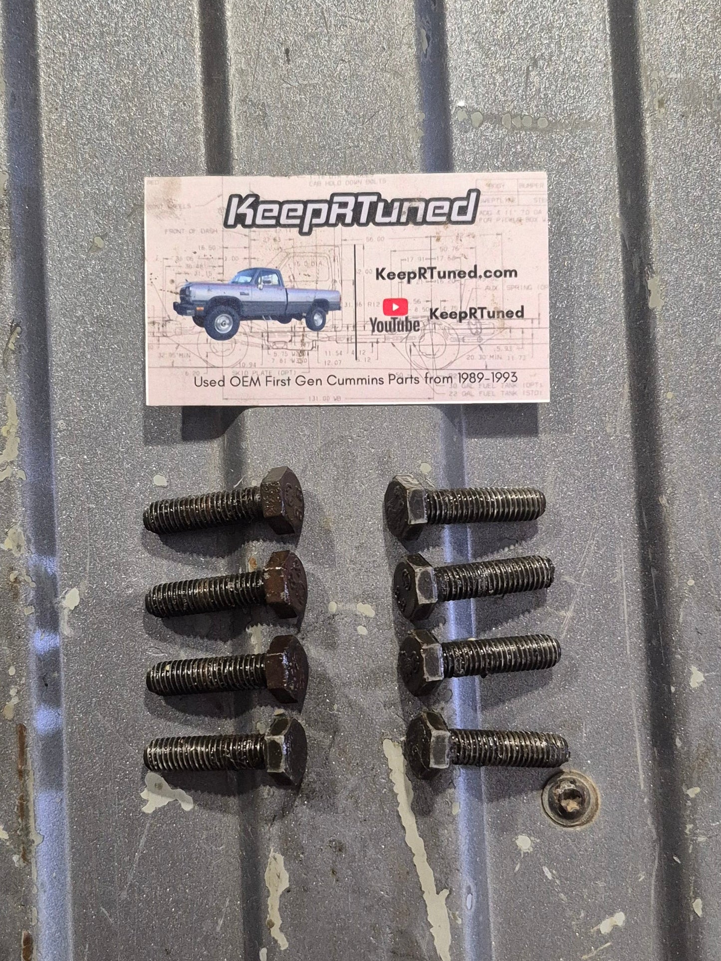 Dodge Ram Diesel G360 5spd Transmission Top Cover or Rear Tail Housing Bolts OEM (8) for Getrag Cummins First Gen