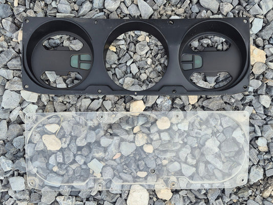 GAUGE CLUSTER LENS & BACKGROUND / FACE PLATE 90-93 DODGE RAM CUMMINS DIESEL