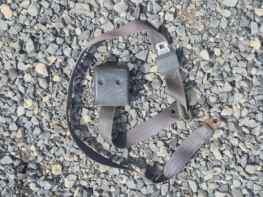 In Pillar Retractable Lap Seat Belt (Gray) 89-93 DODGE RAM 1ST GEN CUMMINS
