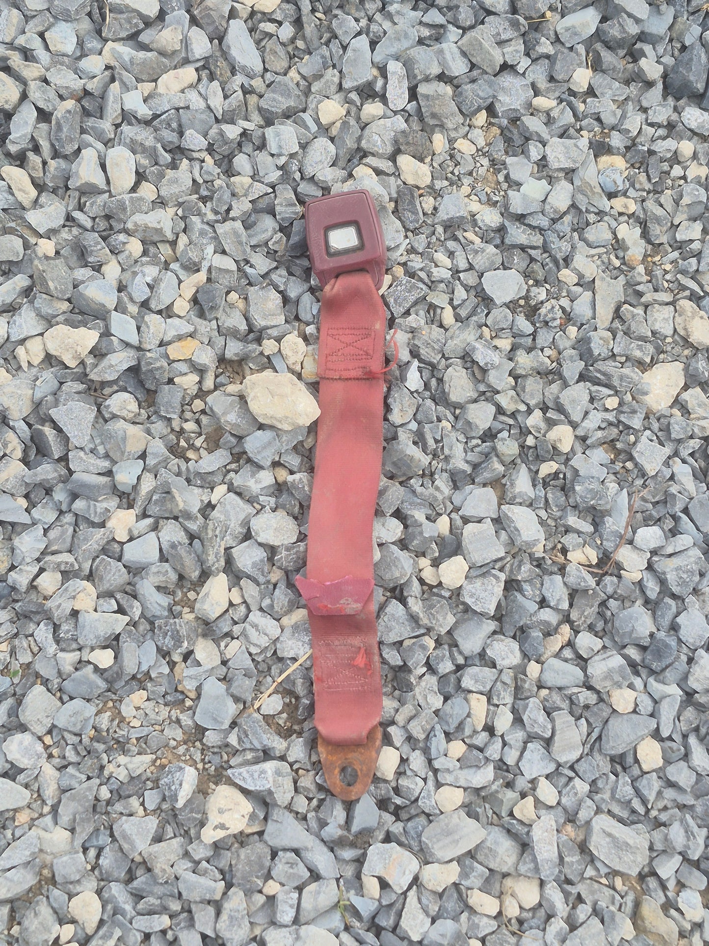 SEATBELT RECEIVER - Red 1989-1993 DODGE RAM 1ST GEN CUMMINS