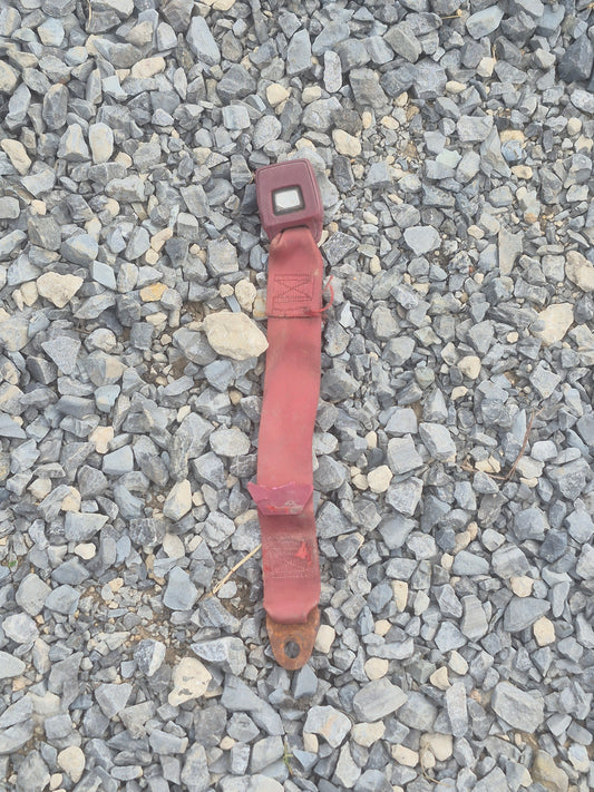 SEATBELT RECEIVER - Red 1989-1993 DODGE RAM 1ST GEN CUMMINS