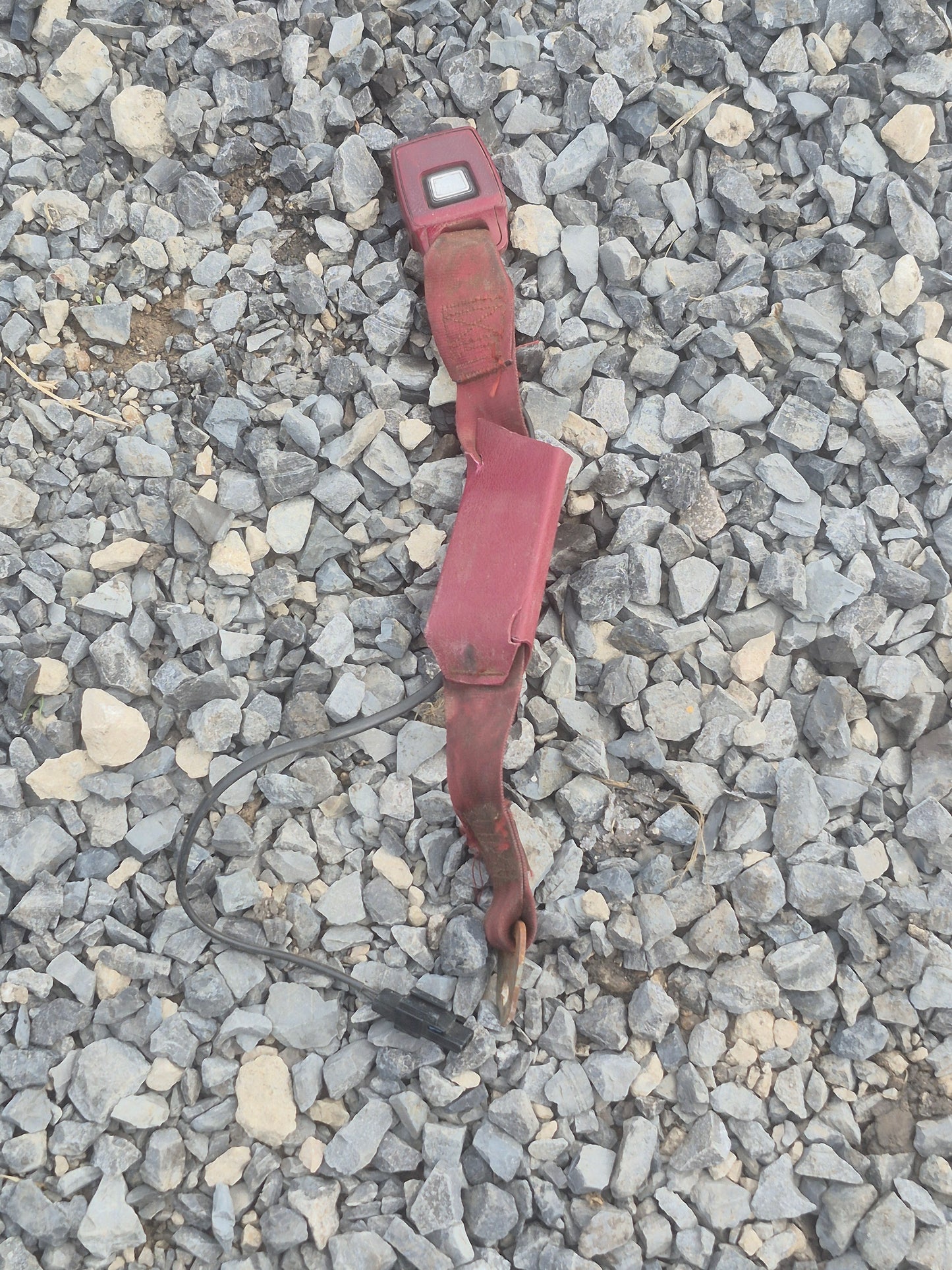 SEATBELT RECEIVER W/ WIRING - Red 1989-1993 DODGE RAM 1ST GEN CUMMINS