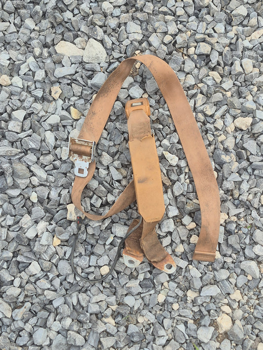Seat Belt / SEAT BELT AND RECEIVER  (see description) 89-93 DODGE RAM 1ST GEN