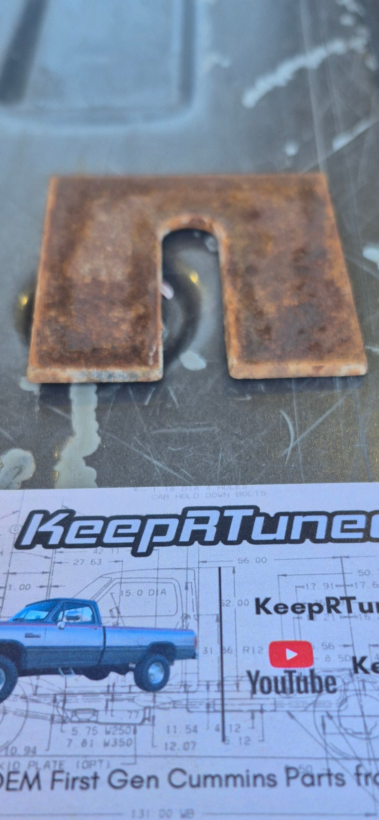 Bed Mount Spacer 89-93 Dodge Ram Cummins (set of 4)