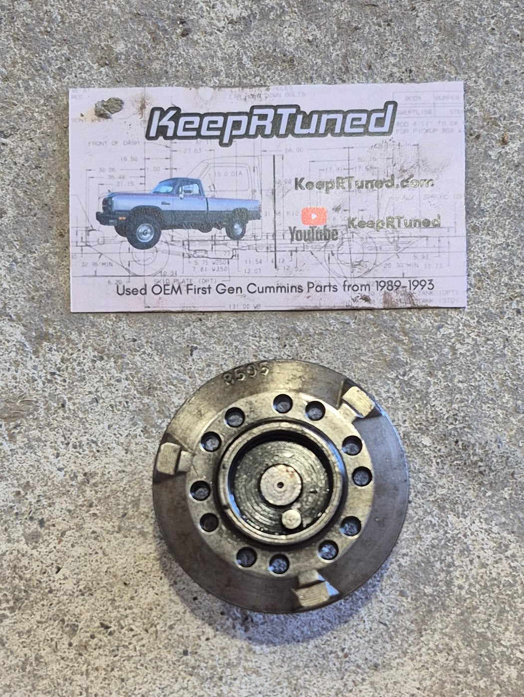 Fuel Injection Pump Cam Plate with Washers Cummins VE