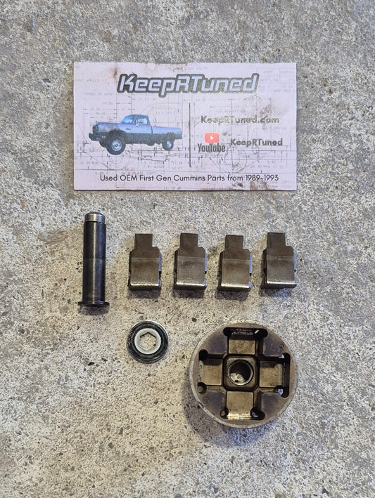 Fuel Injection Pump Flyweight, Flyweight Assembly, Shim Ring, Sliding Sleeve, and Sealing Cap Cummins VE