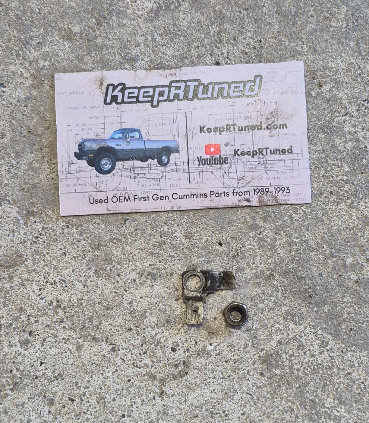 Fuel Injection Pump Shut Off Solenoid Contact Piece Cummins VE