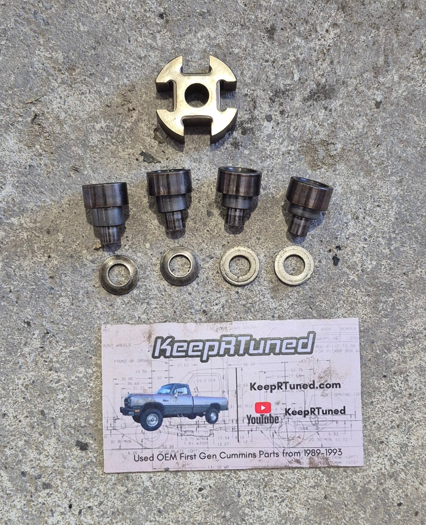 Fuel Injection Pump Roller Pins and Cross Piece Cummins VE