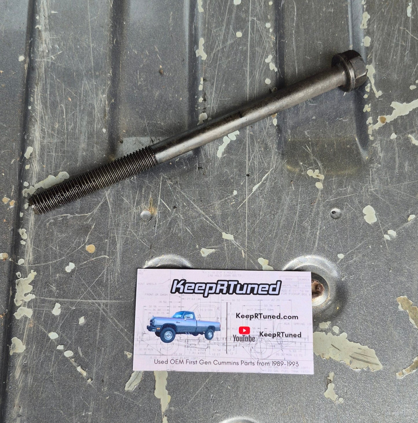 OEM Cummins Rocker Arm Bolt 1989-1998 12 Valve Dodge Ram Diesel 5.9L 6BT