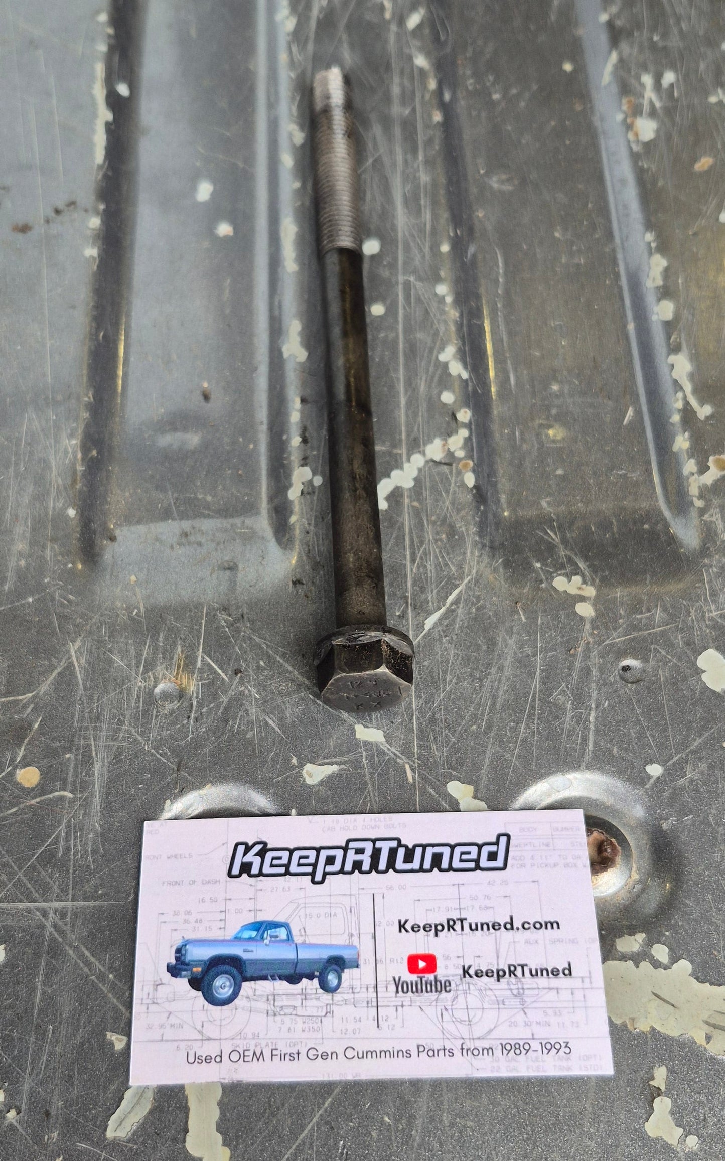 OEM Cummins Rocker Arm Bolt 1989-1998 12 Valve Dodge Ram Diesel 5.9L 6BT