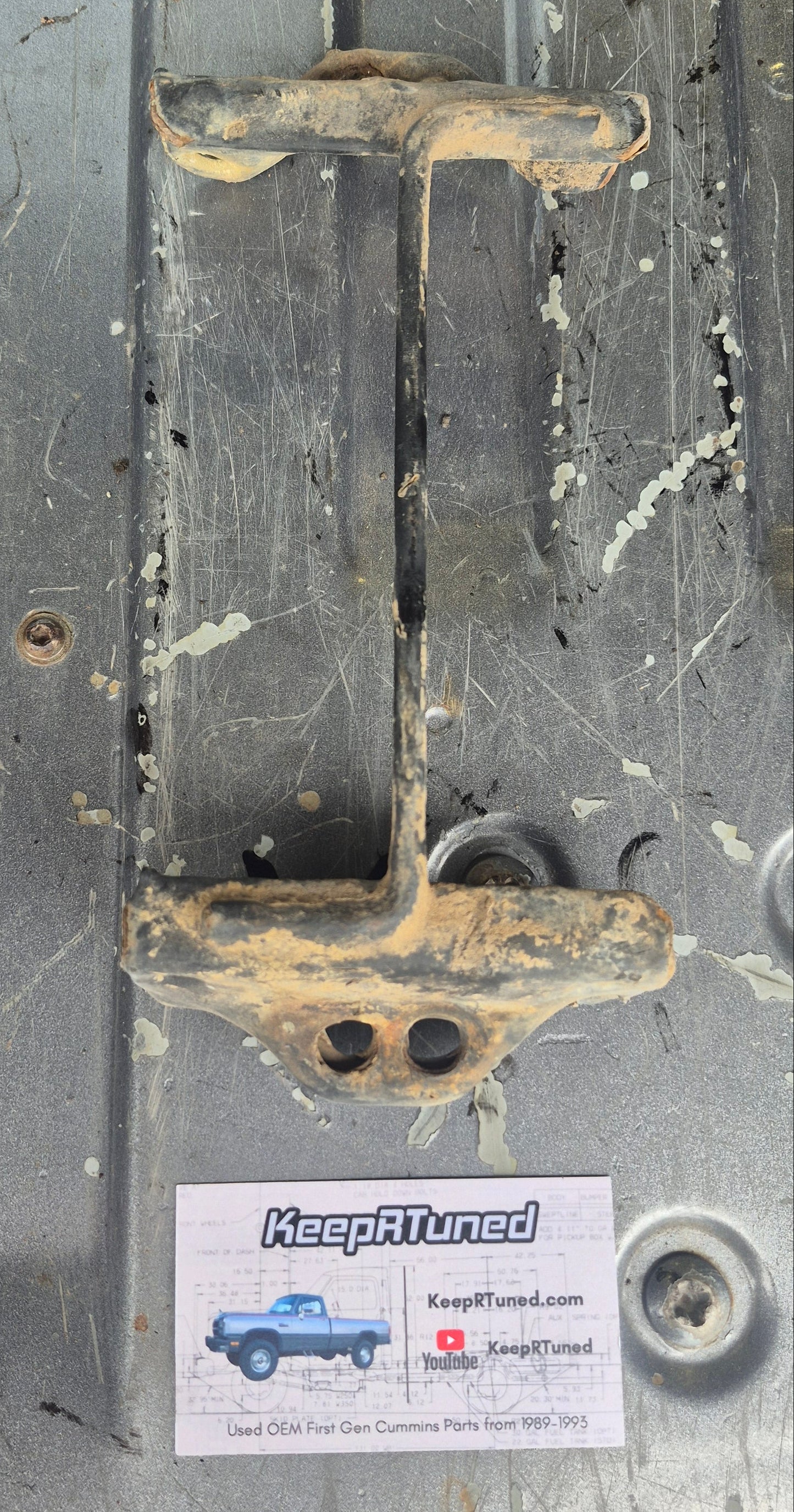 Battery Hood Down Bracket 89-93 Dodge Ram 1st Gen Cummins