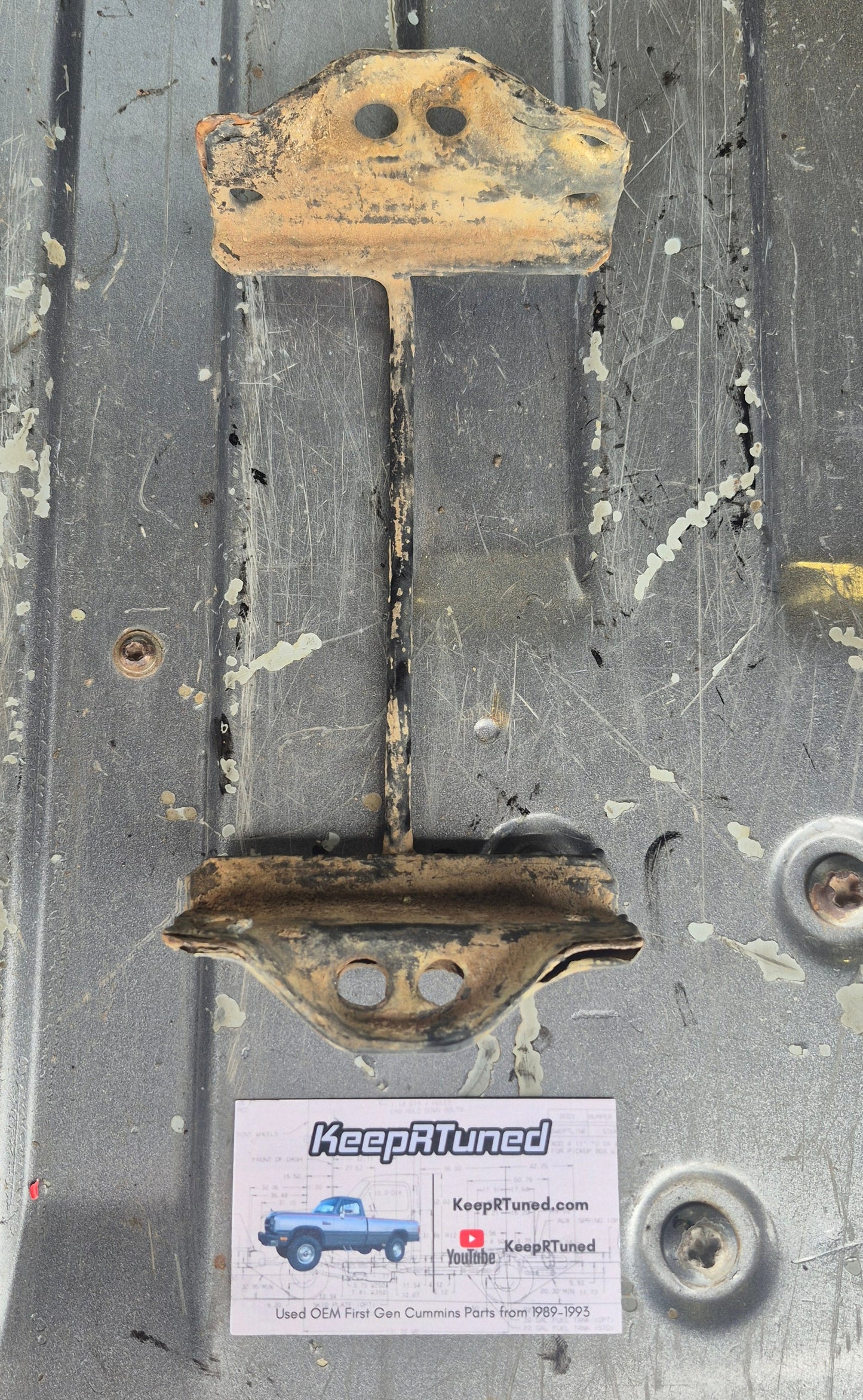 Battery Hood Down Bracket 89-93 Dodge Ram 1st Gen Cummins