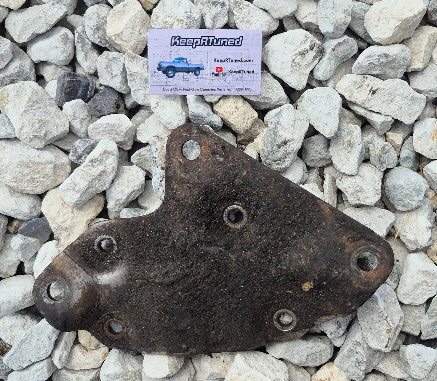 Power Steering Gear Box Mount 4x4 4wd Mounting Plate Bracket - Needs Welding / Repair