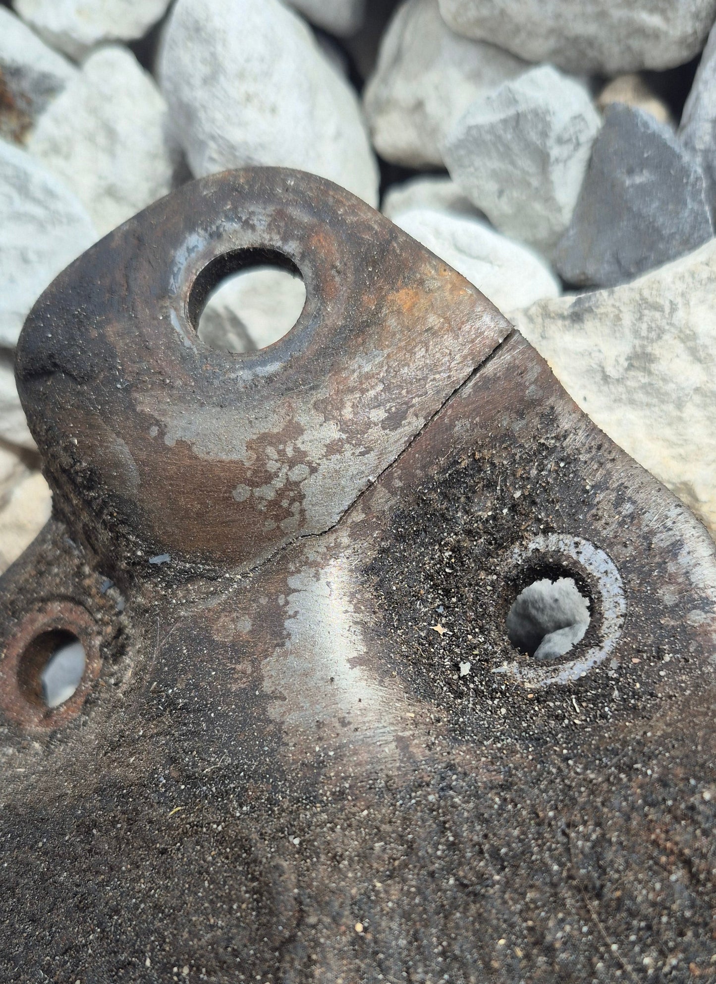 Power Steering Gear Box Mount 4x4 4wd Mounting Plate Bracket - Needs Welding / Repair